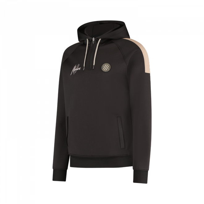 Afbeelding van Malelions Sport Striker Hoodie Set Black Creme