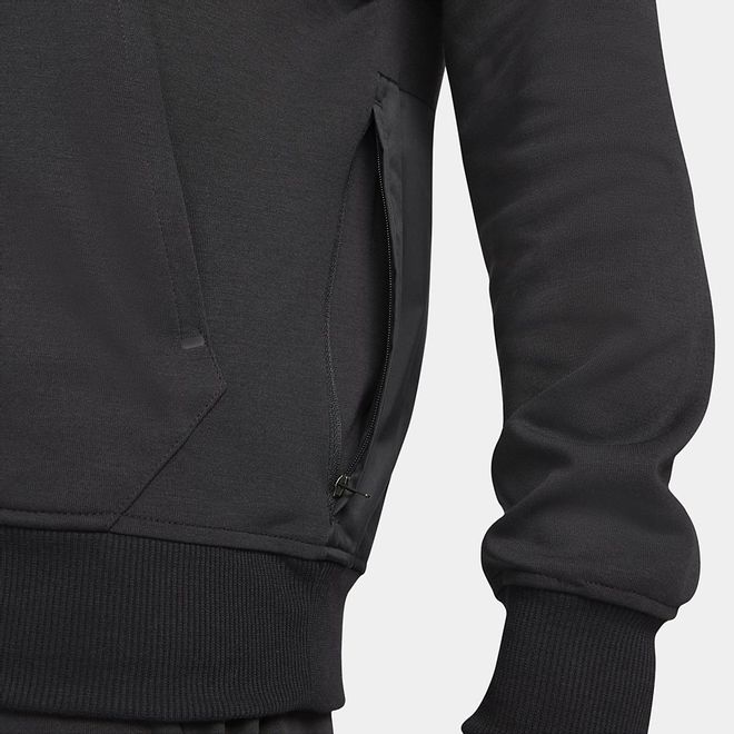 Afbeelding van FC Barcelona Hooded Flee Set Black Hyper Royal