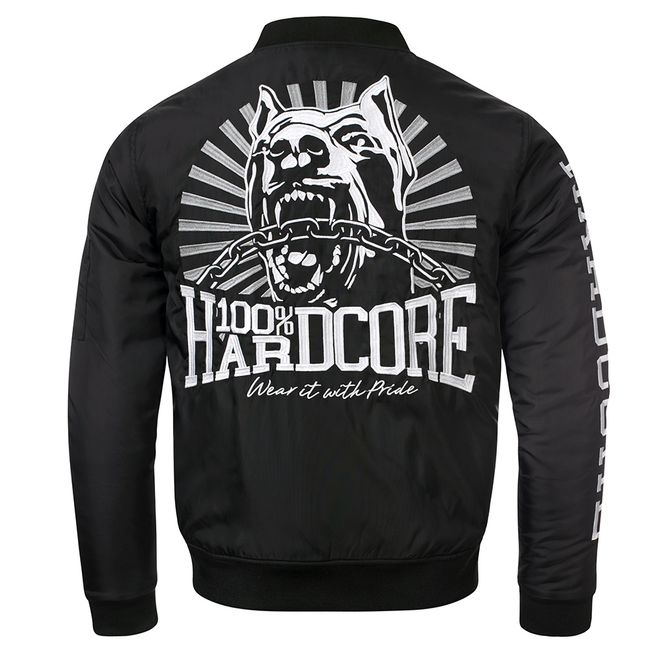 Afbeelding van 100% Hardcore Bomber Jacket Classic Black White