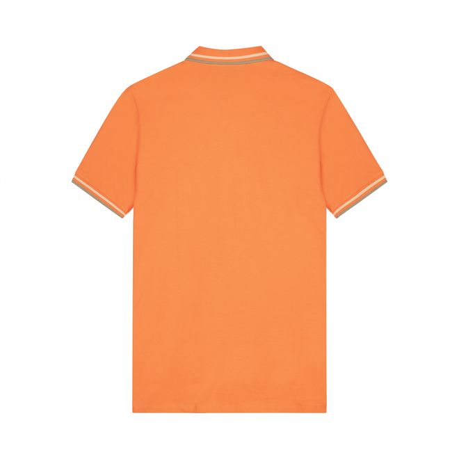 Afbeelding van Malelions Men Signature Polo Set Soft Peach Taupe