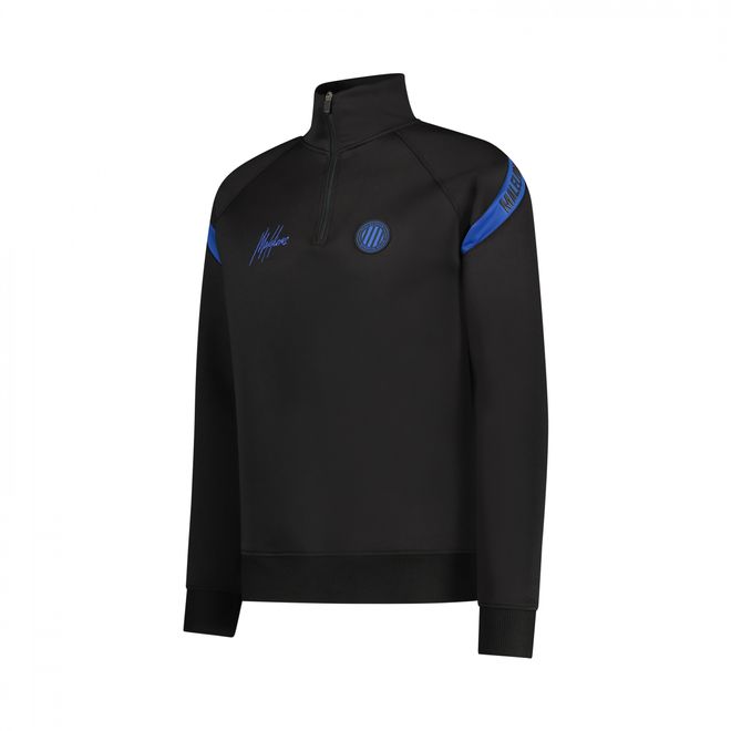 Afbeelding van Malelions Sport Pre-Match Quarterzip Set Black Blue