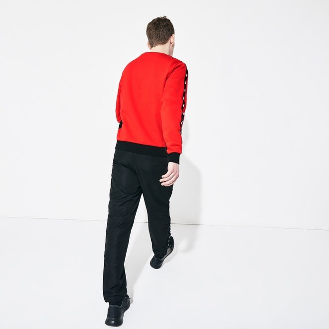 Afbeelding van Lacoste Sweater Fleece Ronde Hals Rood