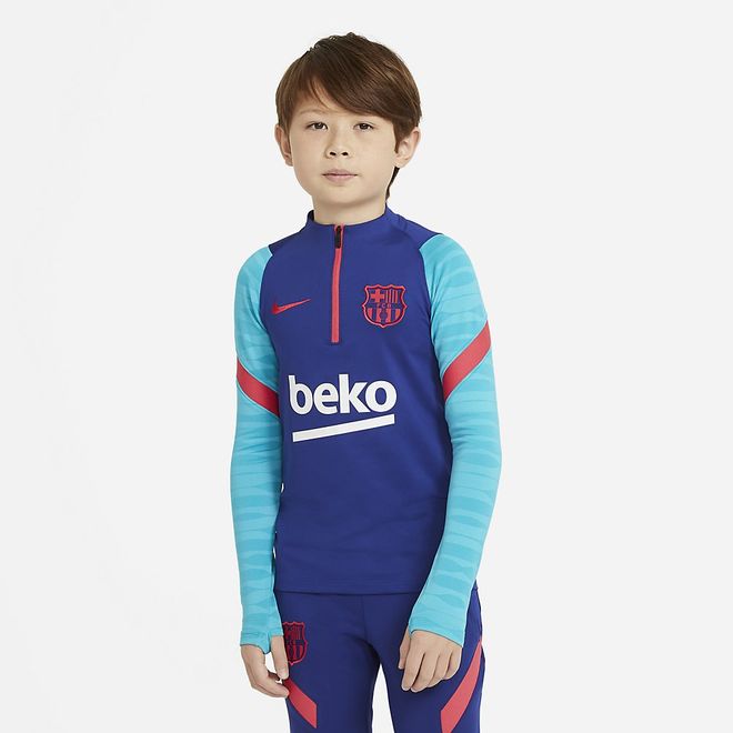 Afbeelding van FC Barcelona Strike Set Kids Deep Royal Blue