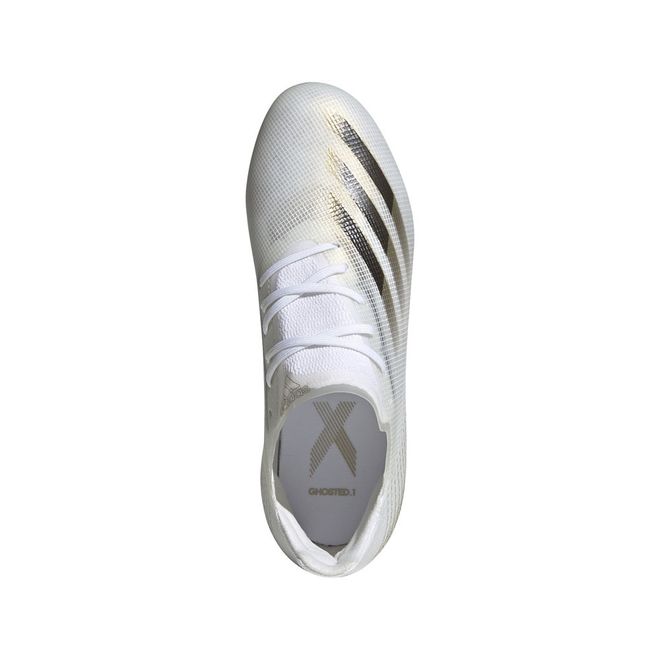 Afbeelding van Adidas X Ghosted 1 FG Kids White Silver