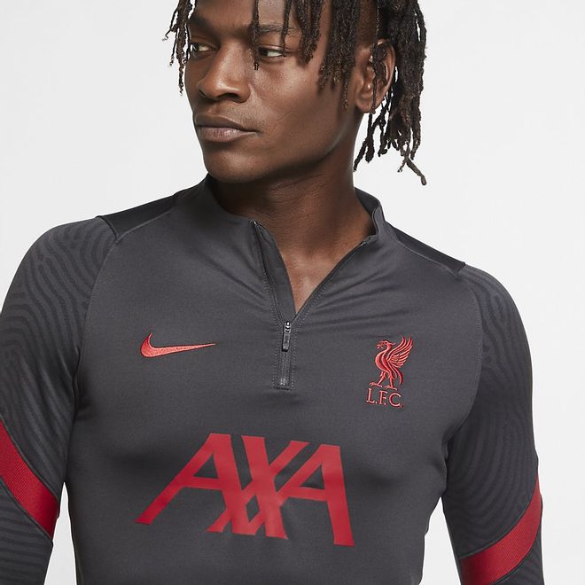 Afbeelding van Liverpool FC Strike Top Anthracite Gym Red