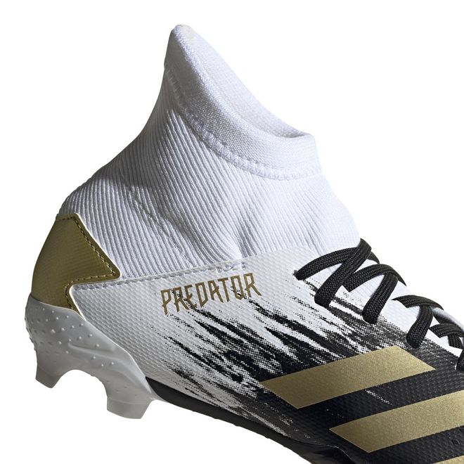 Afbeelding van Adidas Predator 20.3 FG Kids White Gold