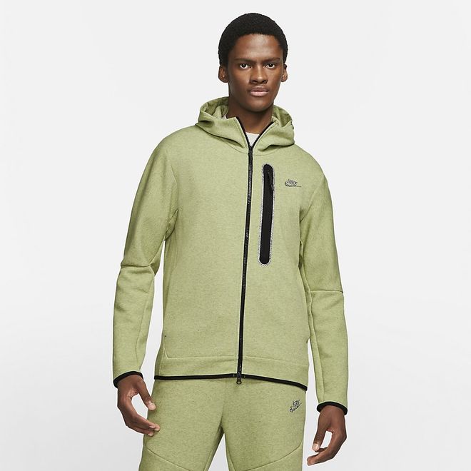 Afbeelding van Nike Sportswear Tech Fleece Hoodie Lime Ice