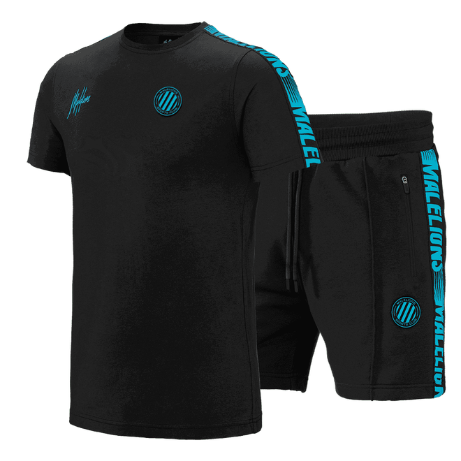 Afbeelding van Malelions Twinset Home kit Sport Black Blue