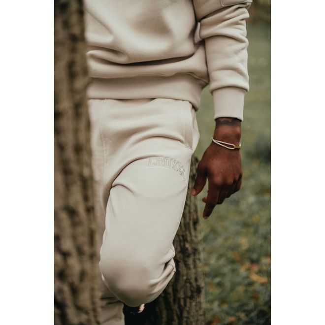 Afbeelding van Croyez Crewneck Tonal Set Beige