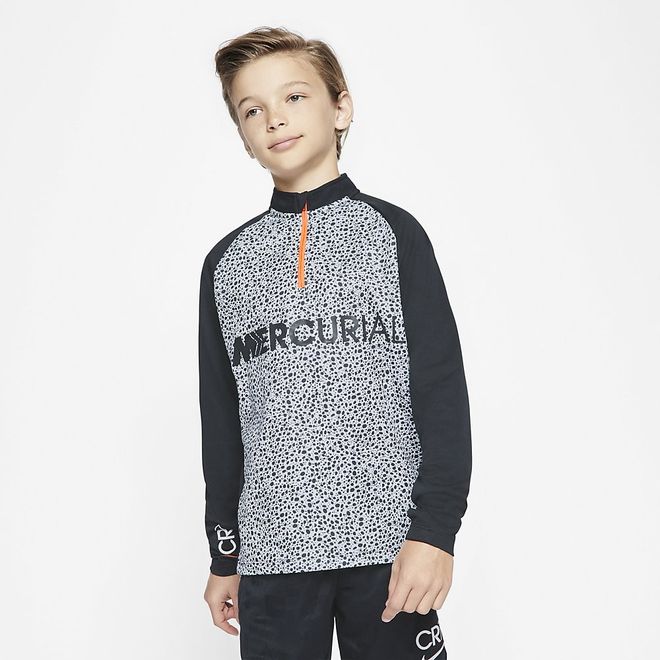 Afbeelding van Nike Dry Fit Academy trainingsset Kids CR7 Black White