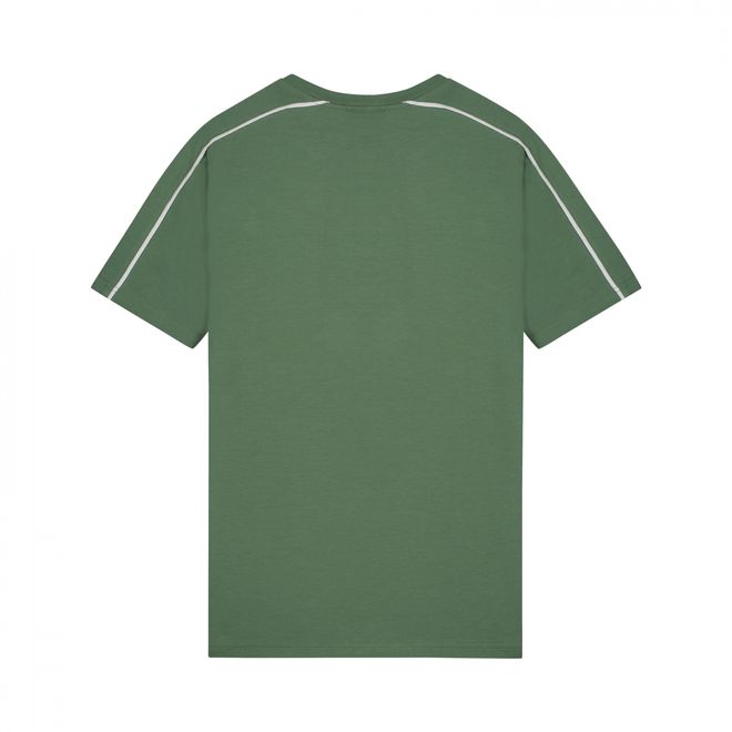 Afbeelding van Malelions Sport Coach T-Shirt + Short Set Army White