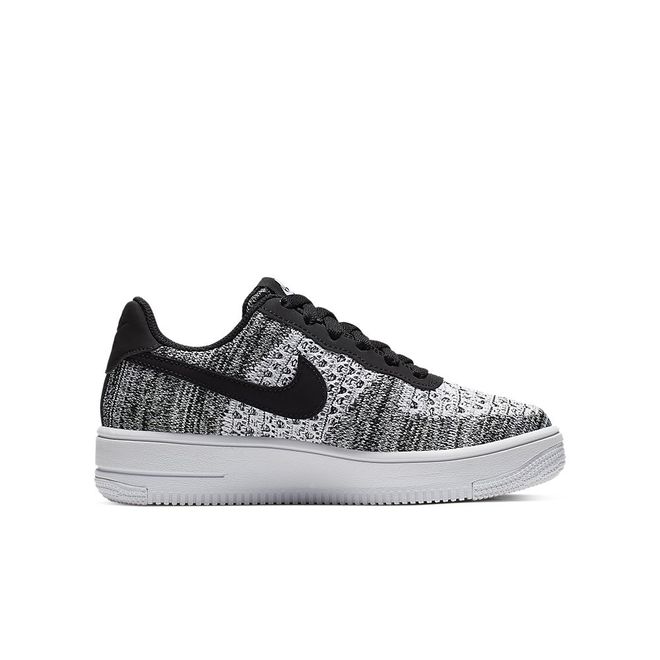 Afbeelding van Nike Air Force 1 Flyknit Kids Black