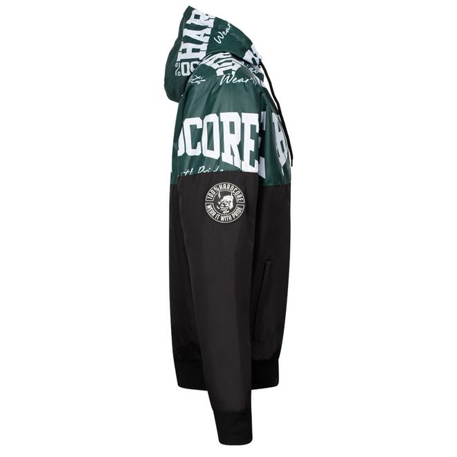Afbeelding van 100% Hardcore Windbreaker Jack The Brand Green Black