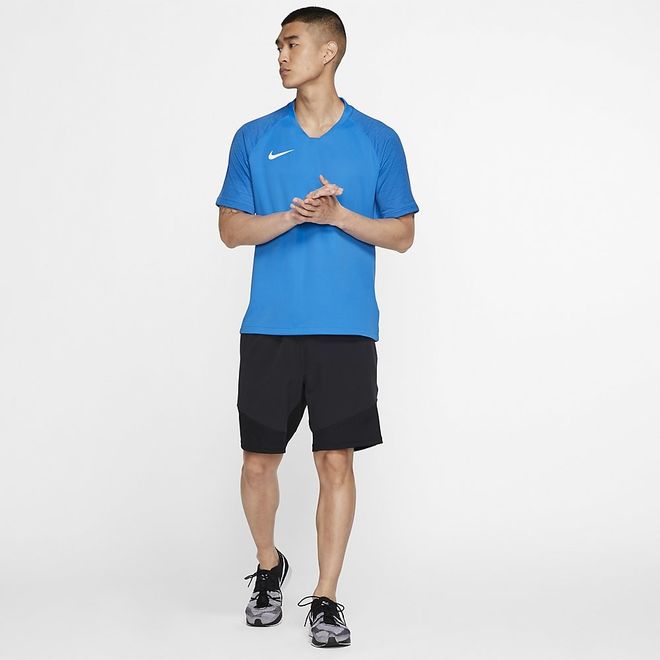 Afbeelding van Nike Breathe Strike Top Black Lite Photo Blue
