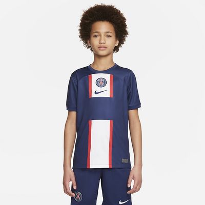 Foto van Paris Saint-Germain Stadium Home Shirt 2022/23 Kids