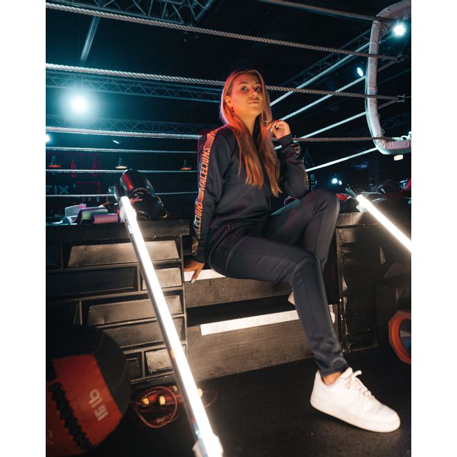 Afbeelding van Malelions Sport Quarterzip Tracksuit Navy/Gold