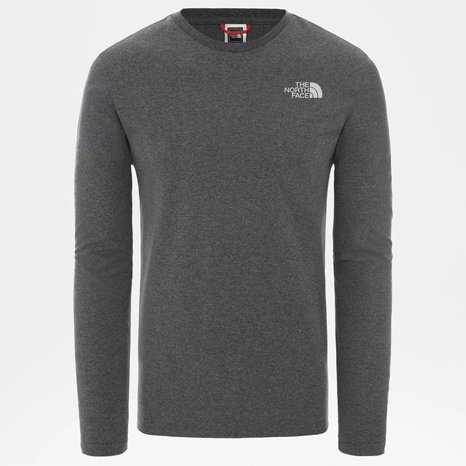 Afbeelding van The North Face Easy T-Shirt met Lange Mouwen Medium Grey Heather