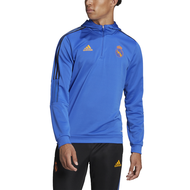 Afbeelding van Real Madrid Tiro 21 Hooded Trainingspak Blue