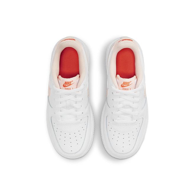 Afbeelding van Nike Force 1 White Kids Crimson Tint