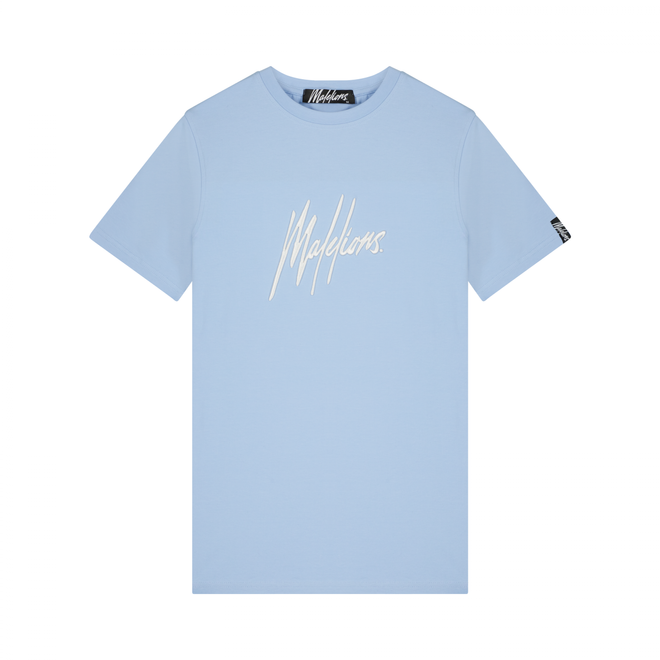 Afbeelding van Malelions Men Signature + Short Set Light Blue