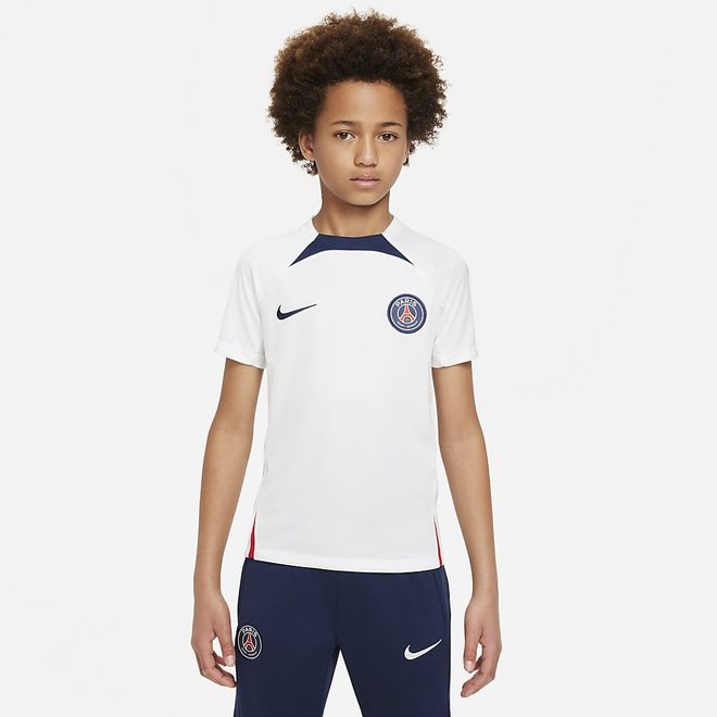 Afbeelding van Paris Saint-Germain Strike Zomerset Kids White Navy