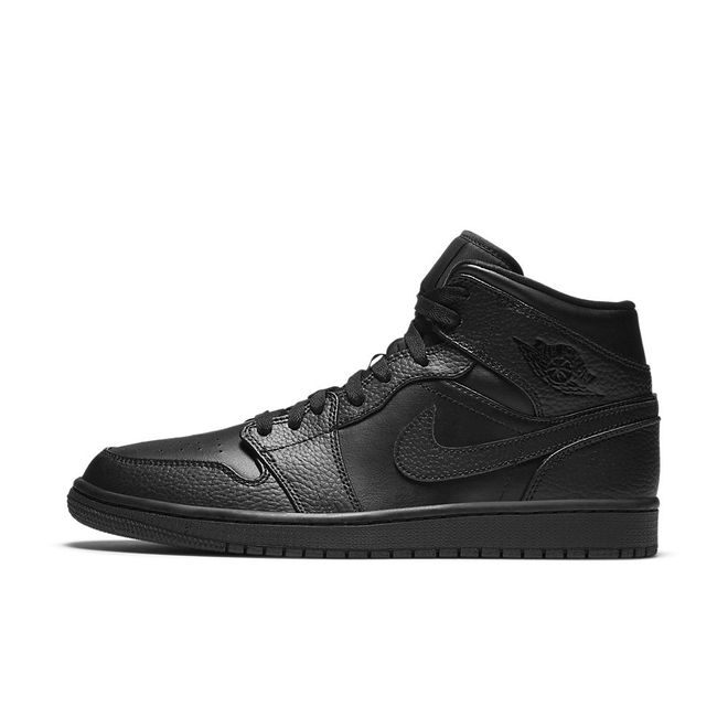 Afbeelding van Nike Air Jordan 1 Mid Triple Black