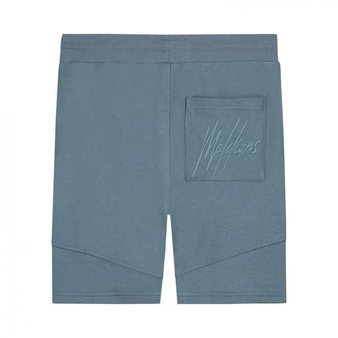 Afbeelding van Malelions Men Essentials T-Shirt + Short Set Vintage Blue