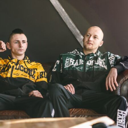 Afbeelding van 100% Hardcore Windbreaker Jack The Brand Green Black