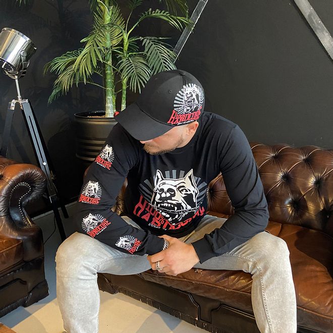 Afbeelding van 100% Hardcore Longsleeve *Dog-1* Black
