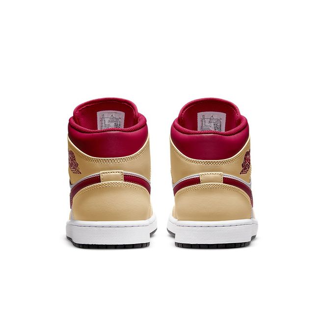 Afbeelding van Nike Air Jordan 1 Mid Light Cardinal Curry