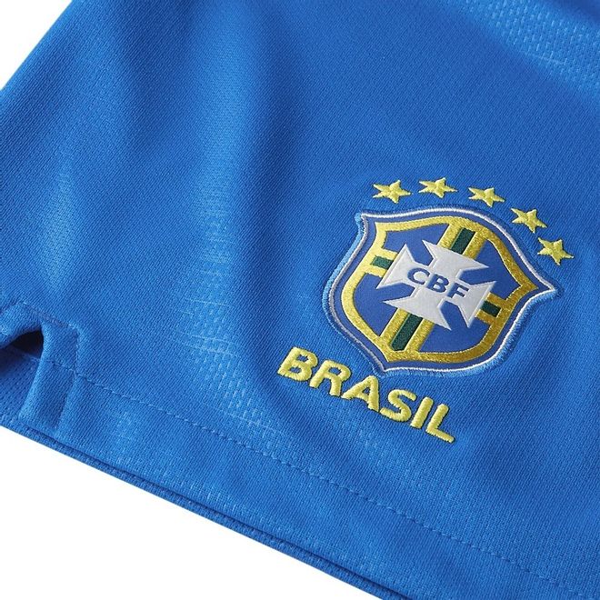 Afbeelding van 2018 Brasil CBF Stadium Home Short Kids