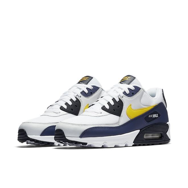 Afbeelding van Nike Air Max 90 Essential White Tour Yellow Blue