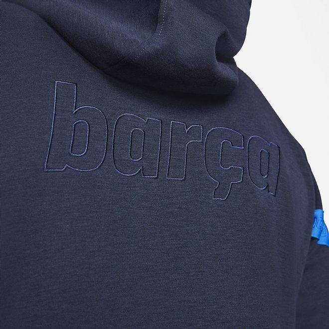 Afbeelding van FC Barcelona Hooded Flee Set Obsidian