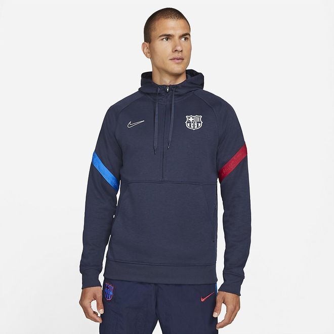 Afbeelding van FC Barcelona Hooded Flee Set Obsidian