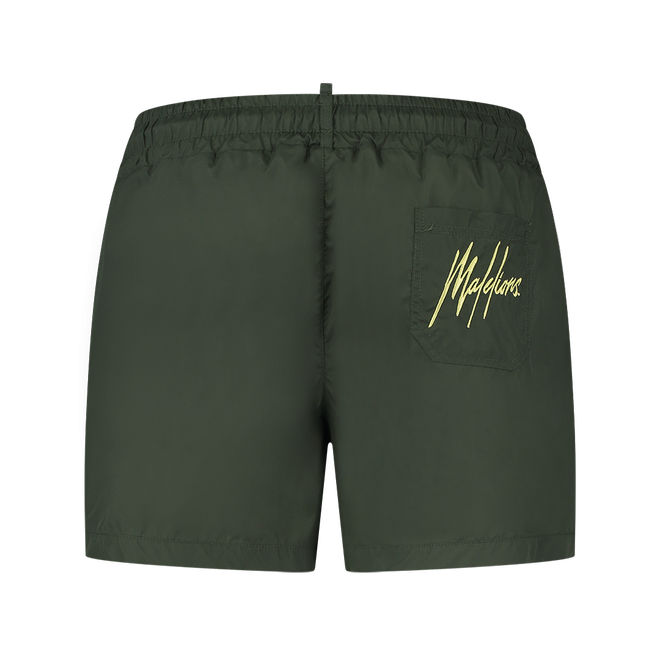 Afbeelding van Malelions Din Polo Set Light Army Yellow