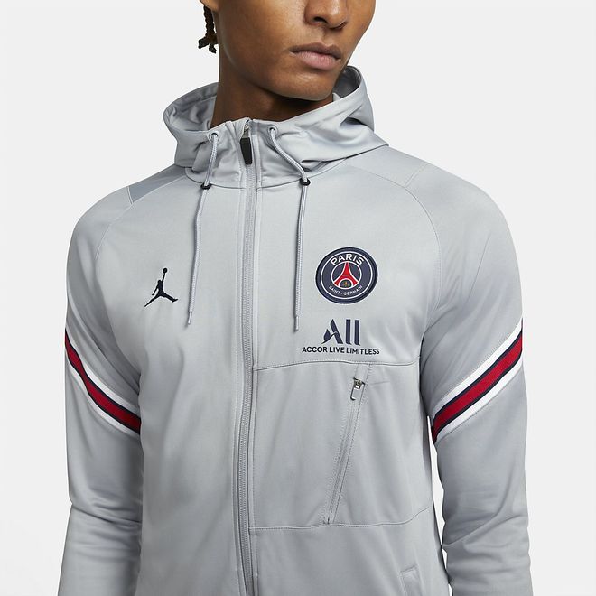 Afbeelding van Paris Saint-Germain Strike Vierde Voetbaltrainingspak Wolf Grey