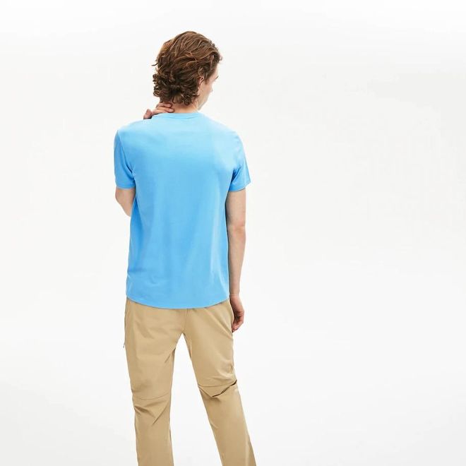 Afbeelding van Lacoste T-shirt met Ronde Hals Lichtblauw