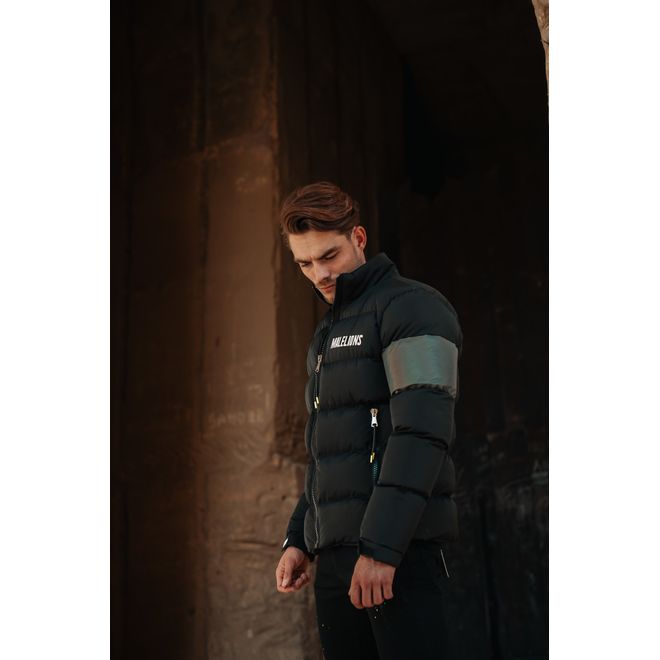 Afbeelding van Malelions Reflective Puffer Jacket Black
