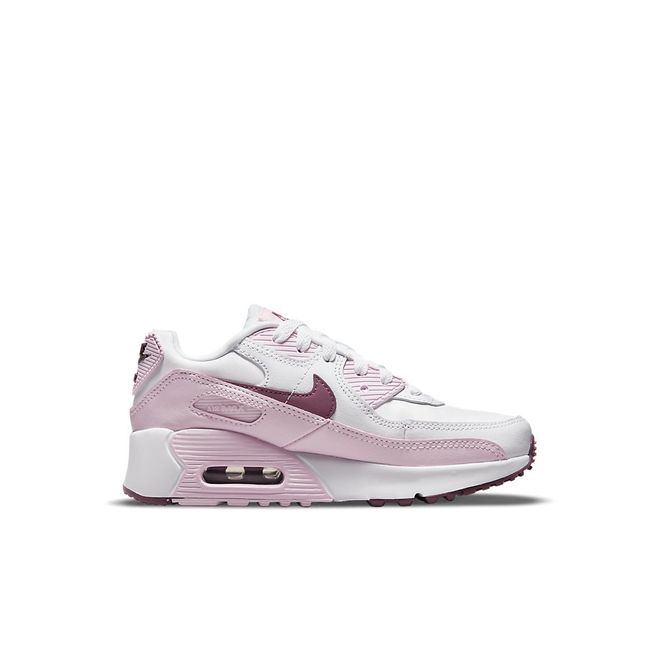Afbeelding van Nike Air Max 90 Leather Little Kids White Pink Foam