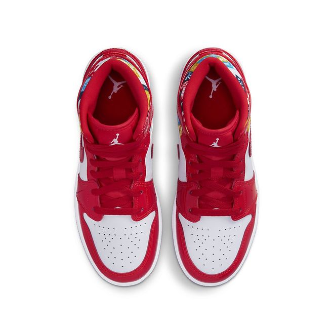 Afbeelding van Nike Air Jordan 1 Mid SE Kids Chile Red