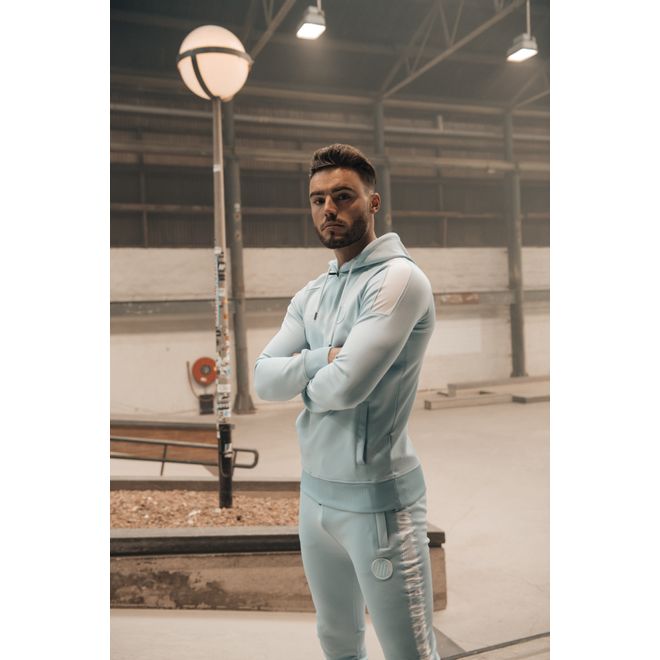 Afbeelding van Malelions Sport Striker Hoodie Set Light Blue