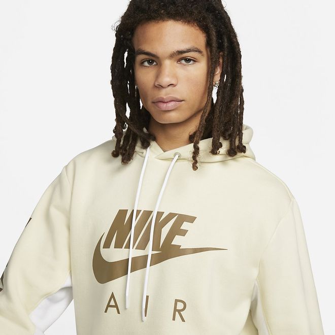 Afbeelding van Nike Air hoodie Tilt Set Creme
