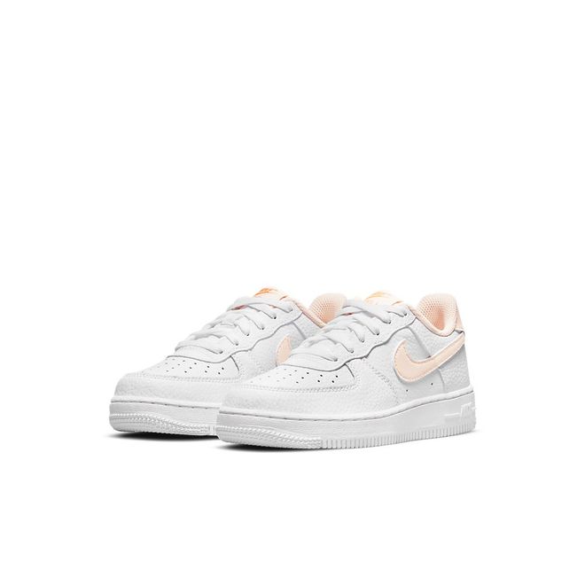 Afbeelding van Nike Force 1 White Kids Crimson Tint