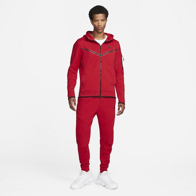 Afbeelding van Nike Sportswear Tech Fleece Hoodie Gym Red