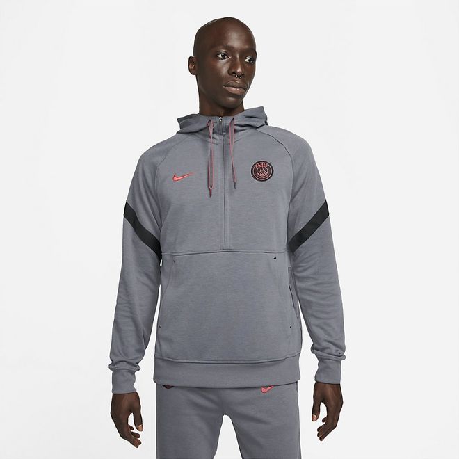 Afbeelding van Paris Saint-Germain Hooded Fleece Set Dark Grey