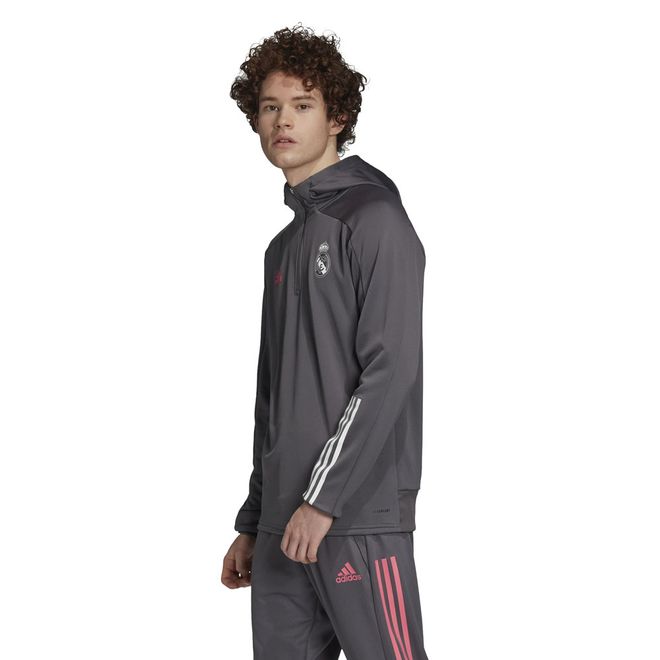Afbeelding van Real Madrid Trainingsset Hoodie Grey Five