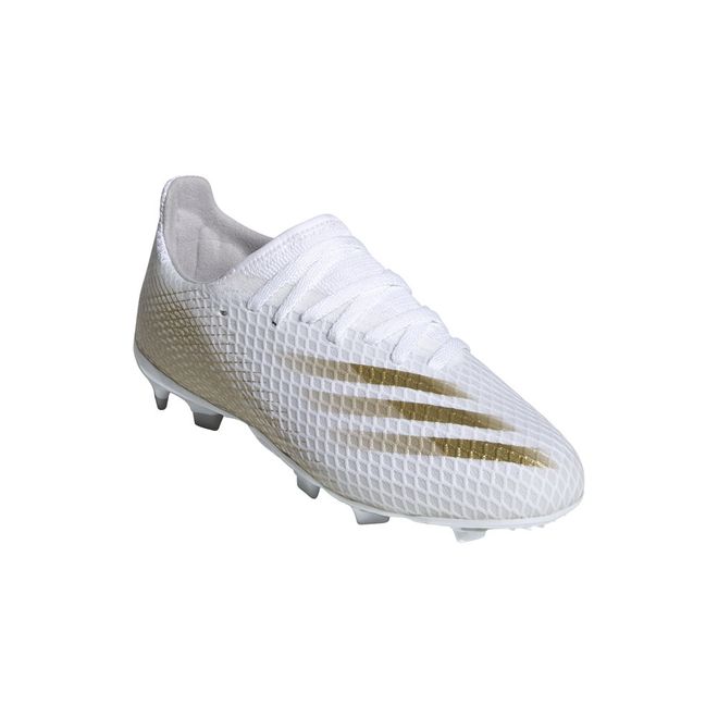 Afbeelding van Adidas X Ghosted 3 FG Kids White Silver