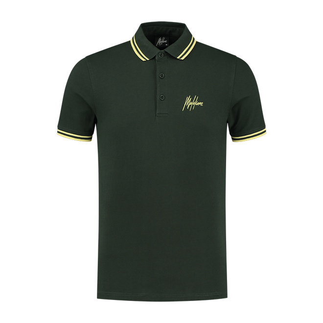Afbeelding van Malelions Din Polo Set Light Army Yellow