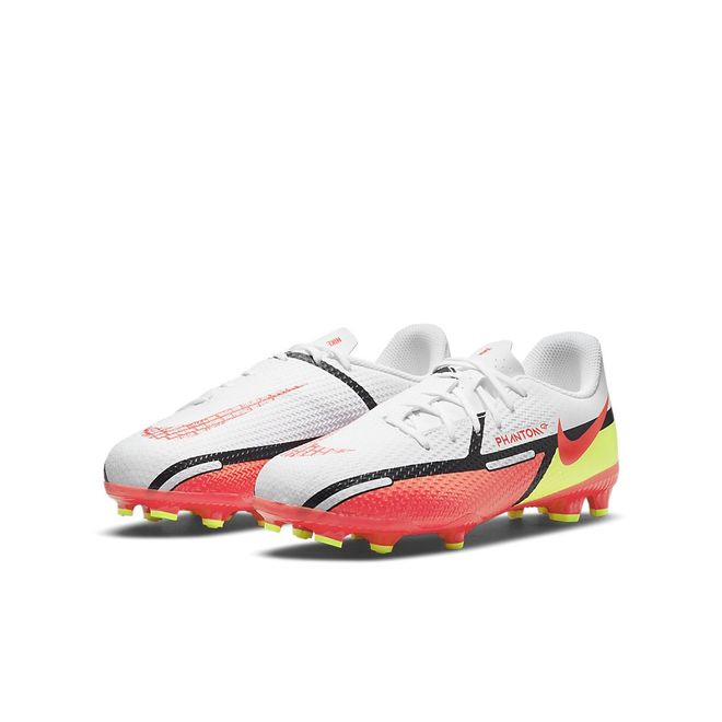 Afbeelding van Nike Phantom GT2 Academy MG Kids White Bright Crimson