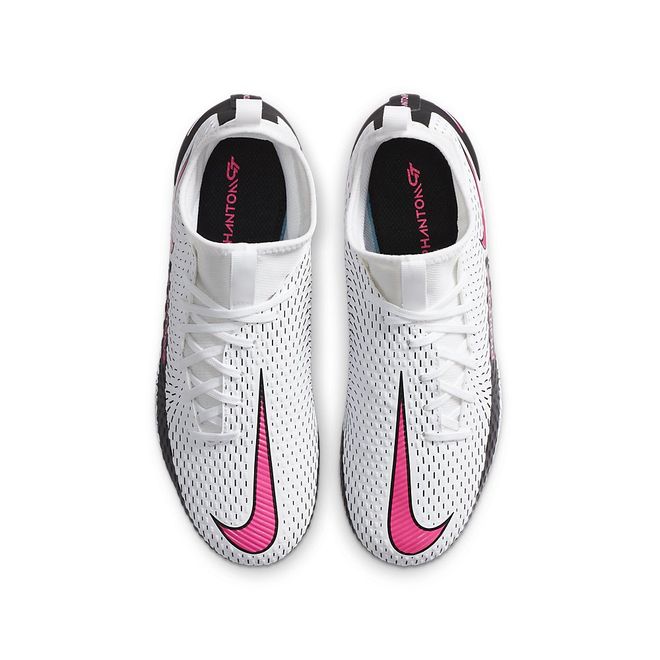 Afbeelding van Nike Phantom GT Academy Dynamic Fit FG Kids White Pink